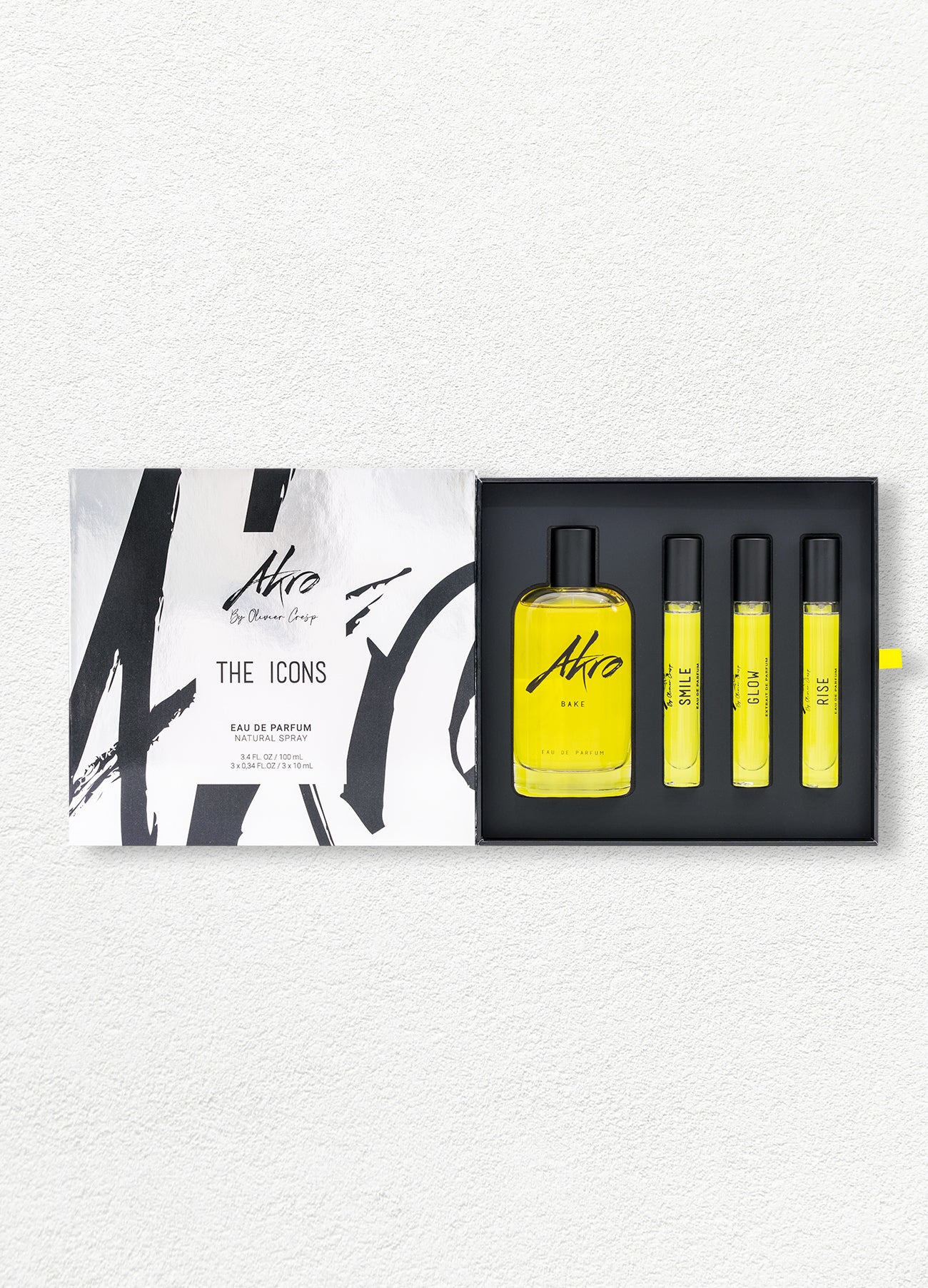 the icons eau de parfum, akrofragrances